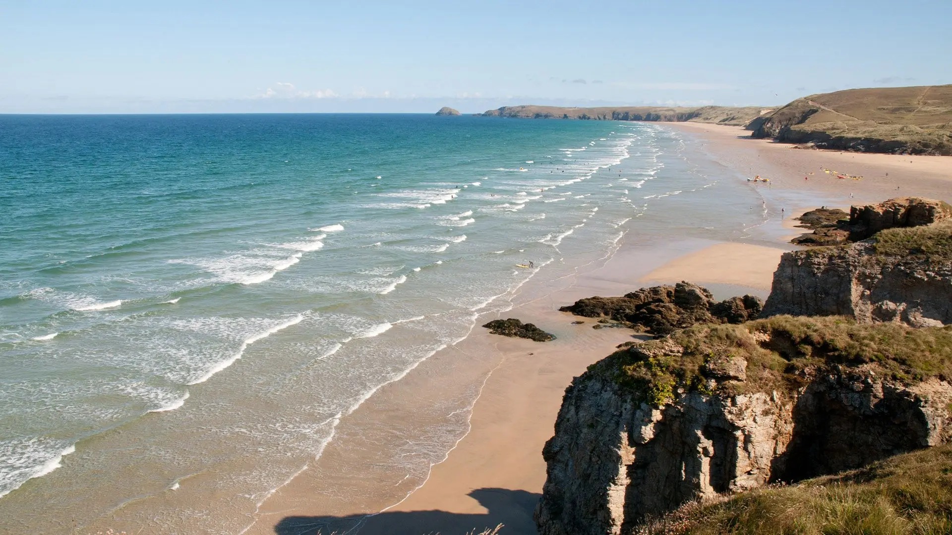 Perranporth beach, Cornwall
